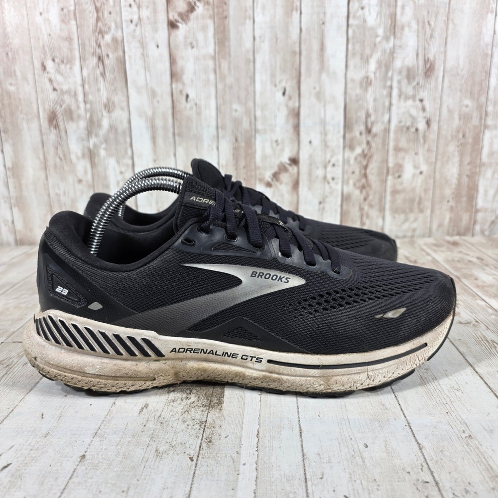 Brooks Adrenaline GTS 23 Womens 11 Black Stability Running Shoes 1203811B004
